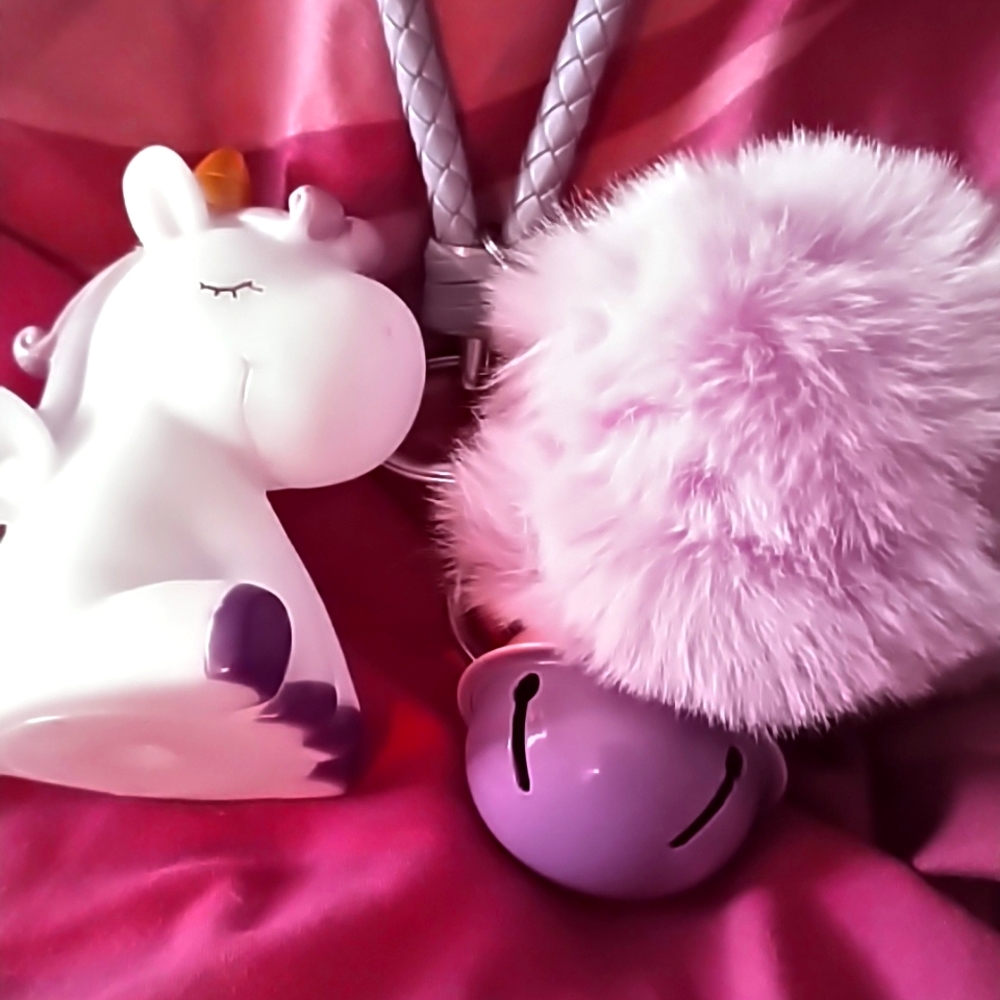 Unicorn keychain